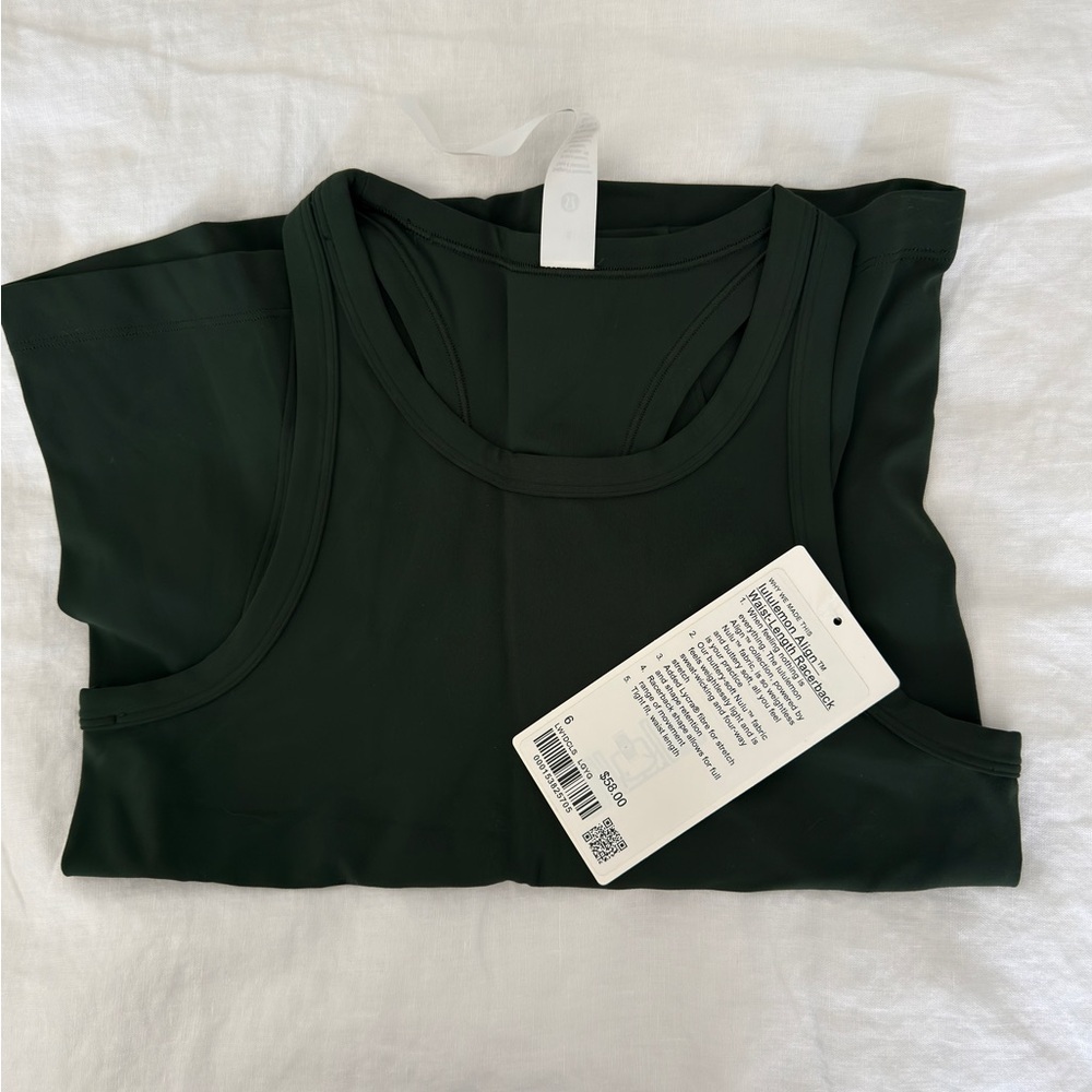 Align Waist Length Racerback tank